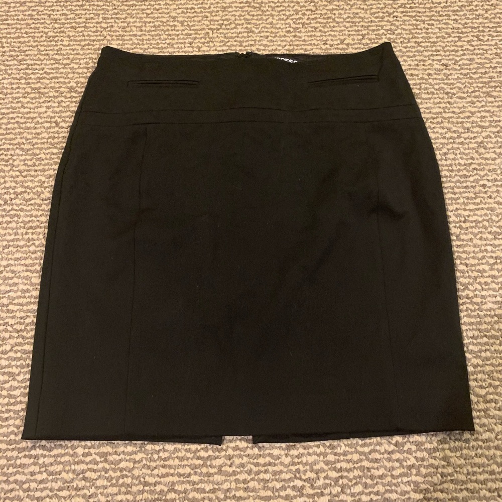 Express black pencil skirt